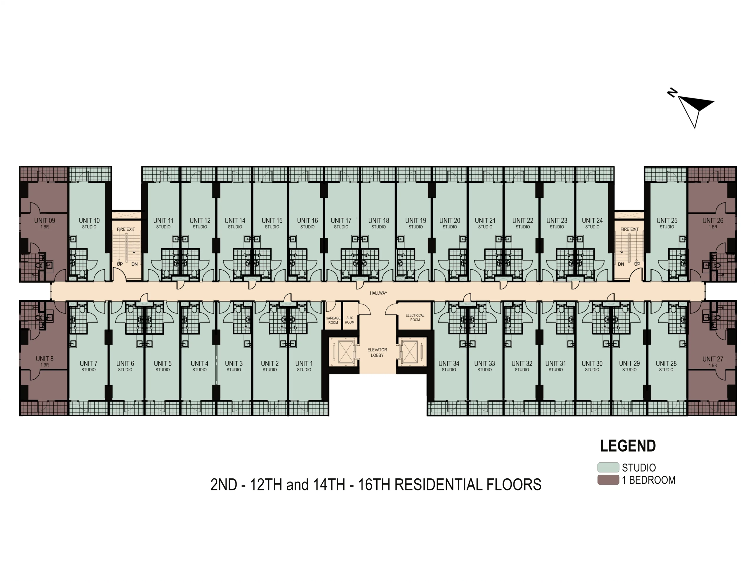 NUVALI TYPICAL RESIDENTIAL FLOOR PLAN